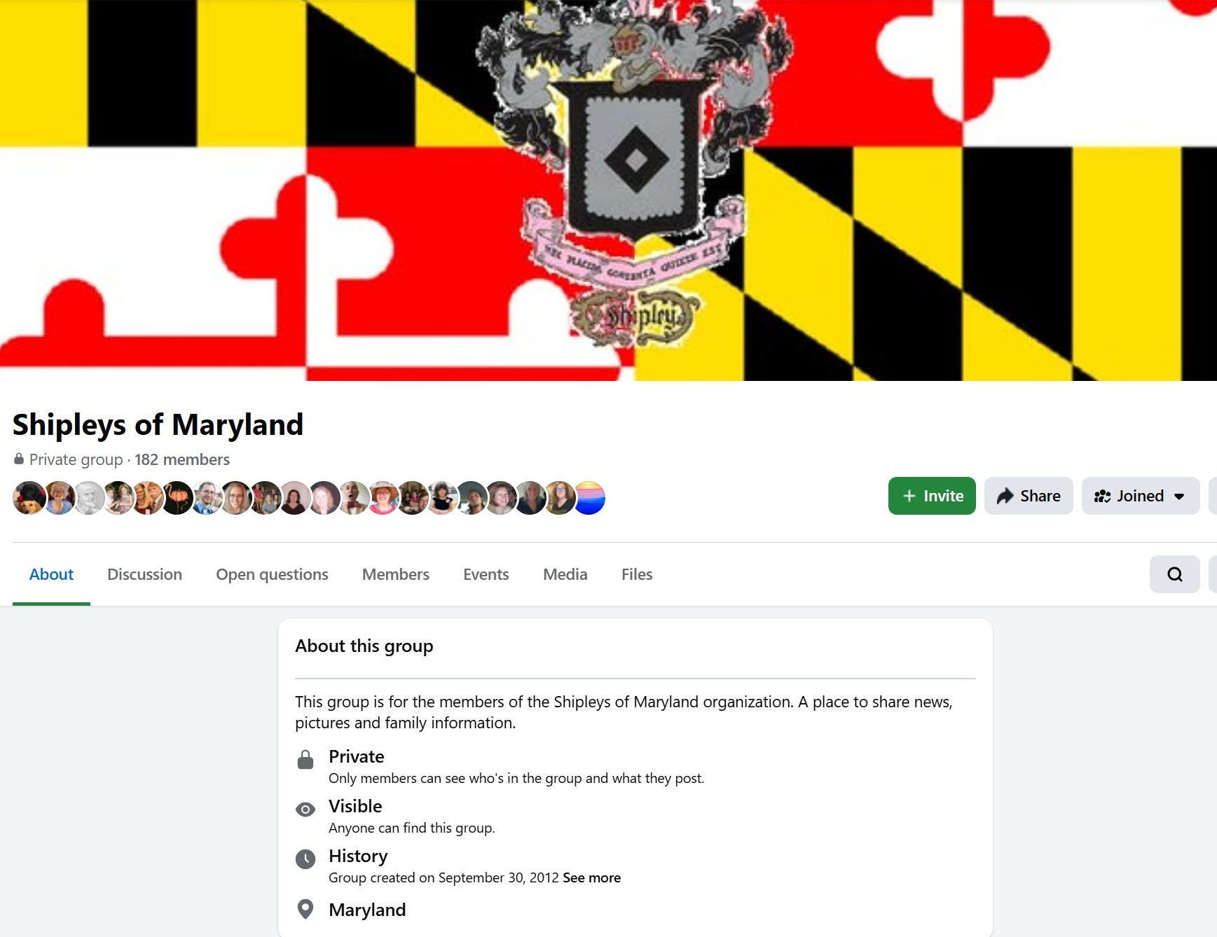 The Shipleys of Maryland